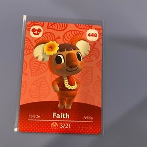GENUINE ACNH AMIIBO for Faith